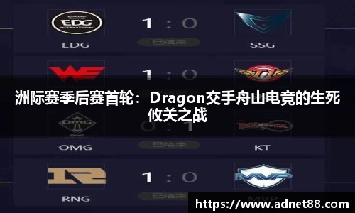 洲际赛季后赛首轮：Dragon交手舟山电竞的生死攸关之战